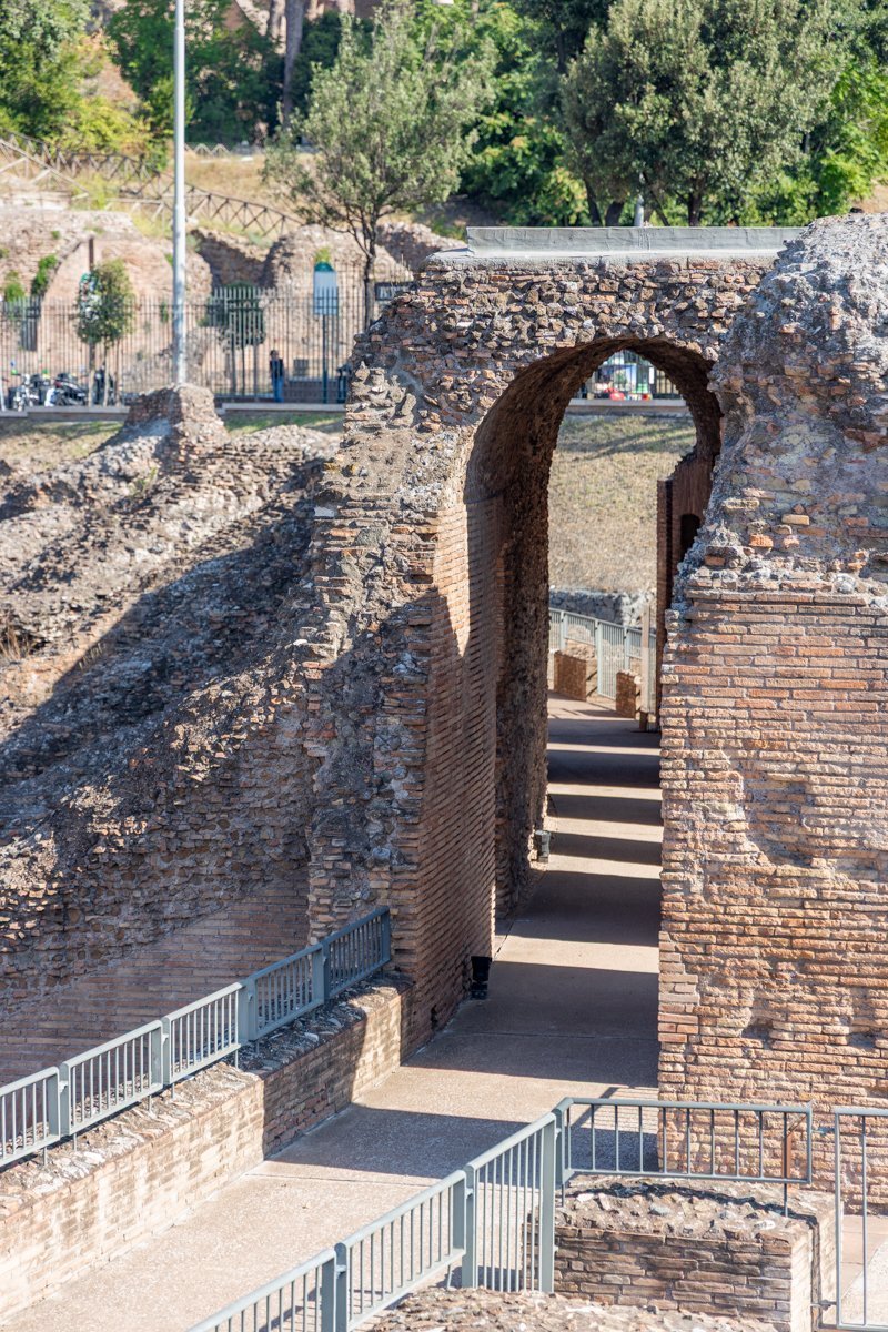 Ruine d'une arche dans le Circus Maximus