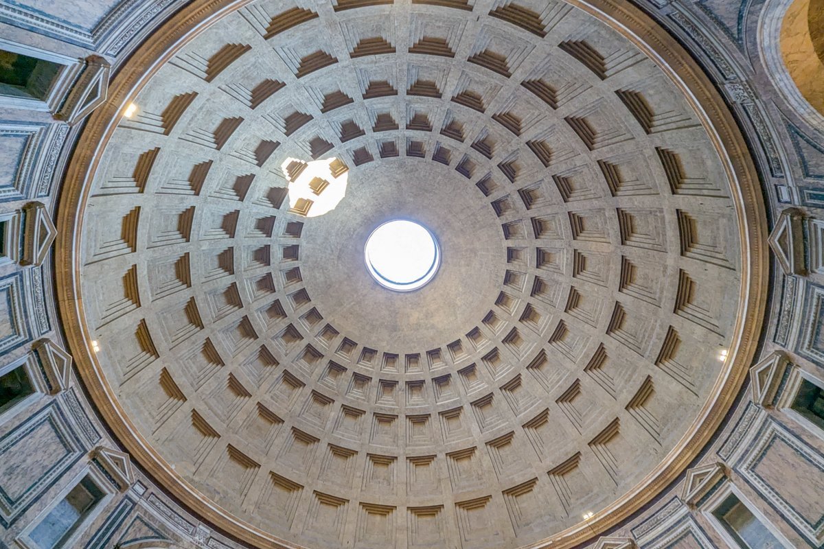 Coupole vue de l'intérieur