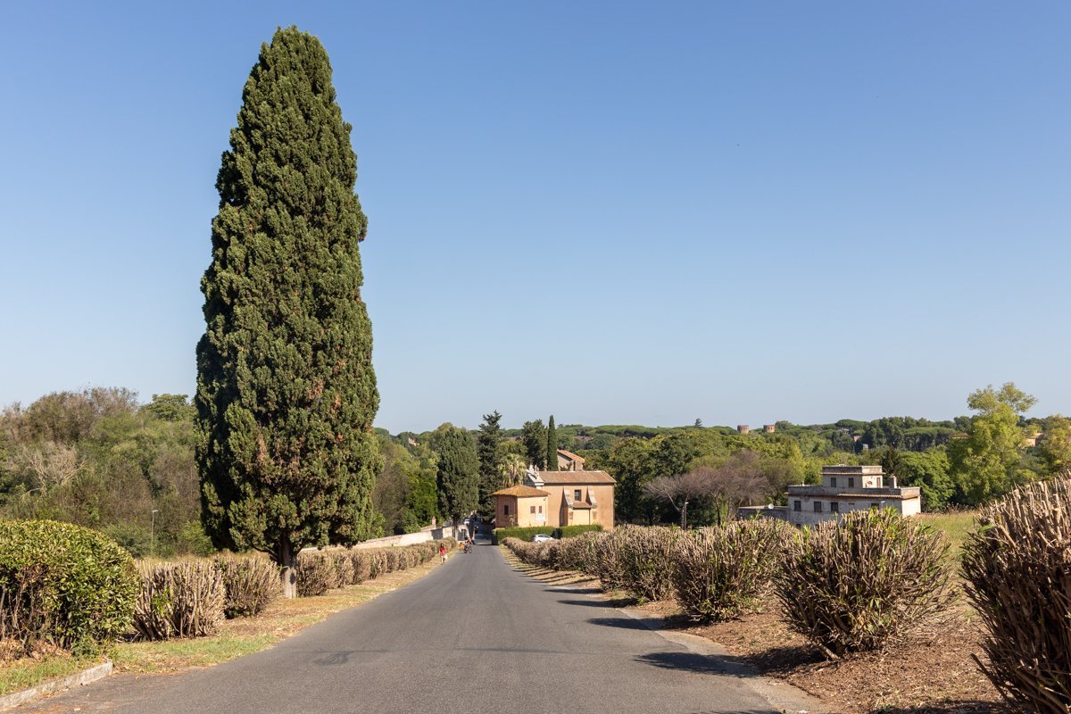 Route d'accès à l'église Santa Maria