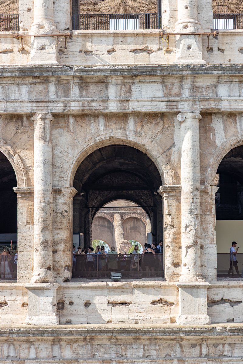 Arcades vue de l'intérieur