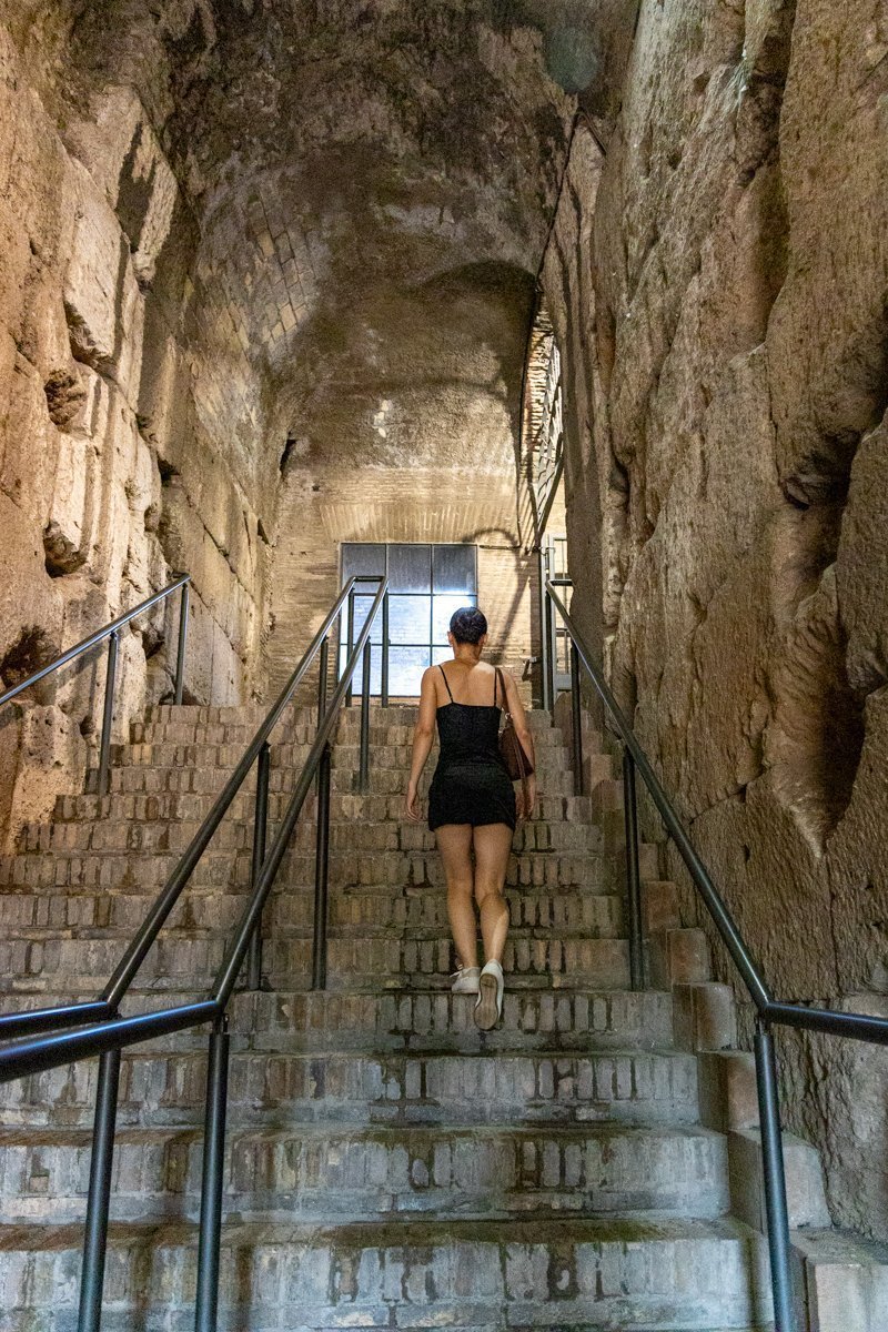 Accès via des marches