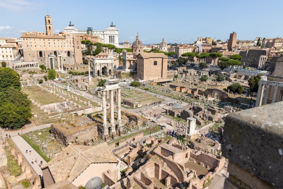 Vue sur le Forum Romain