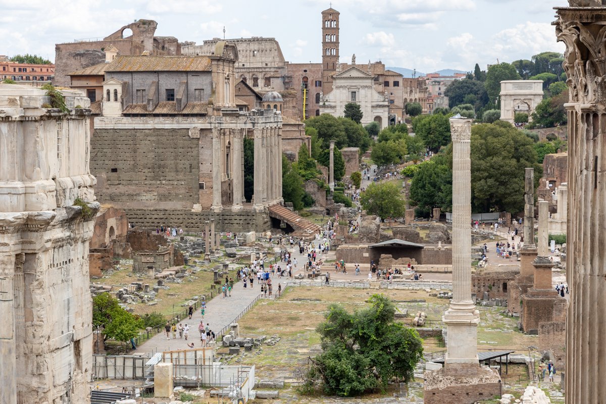 Vue sur le Forum Romain