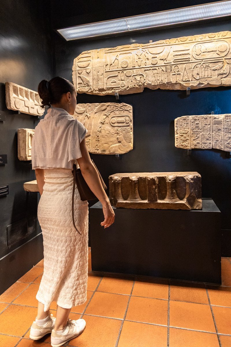 Pièces dans la partie Egyptienne