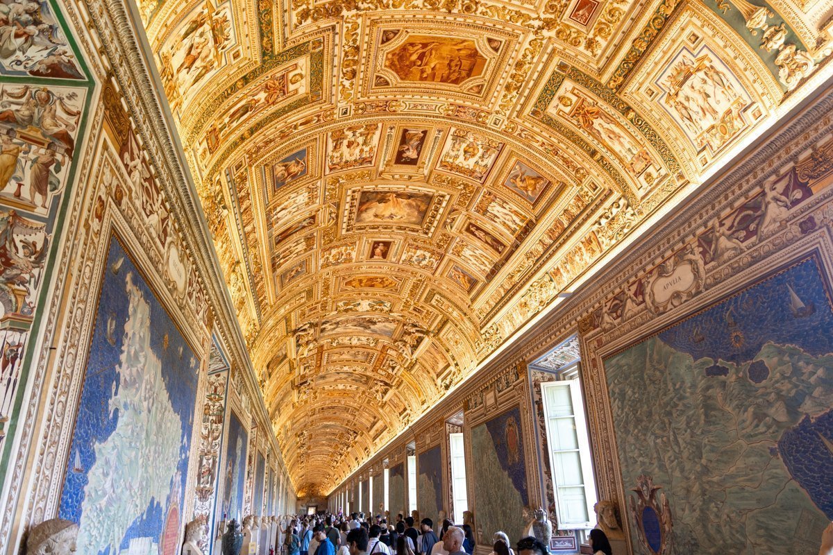 Plafond de la galerie des cartes
