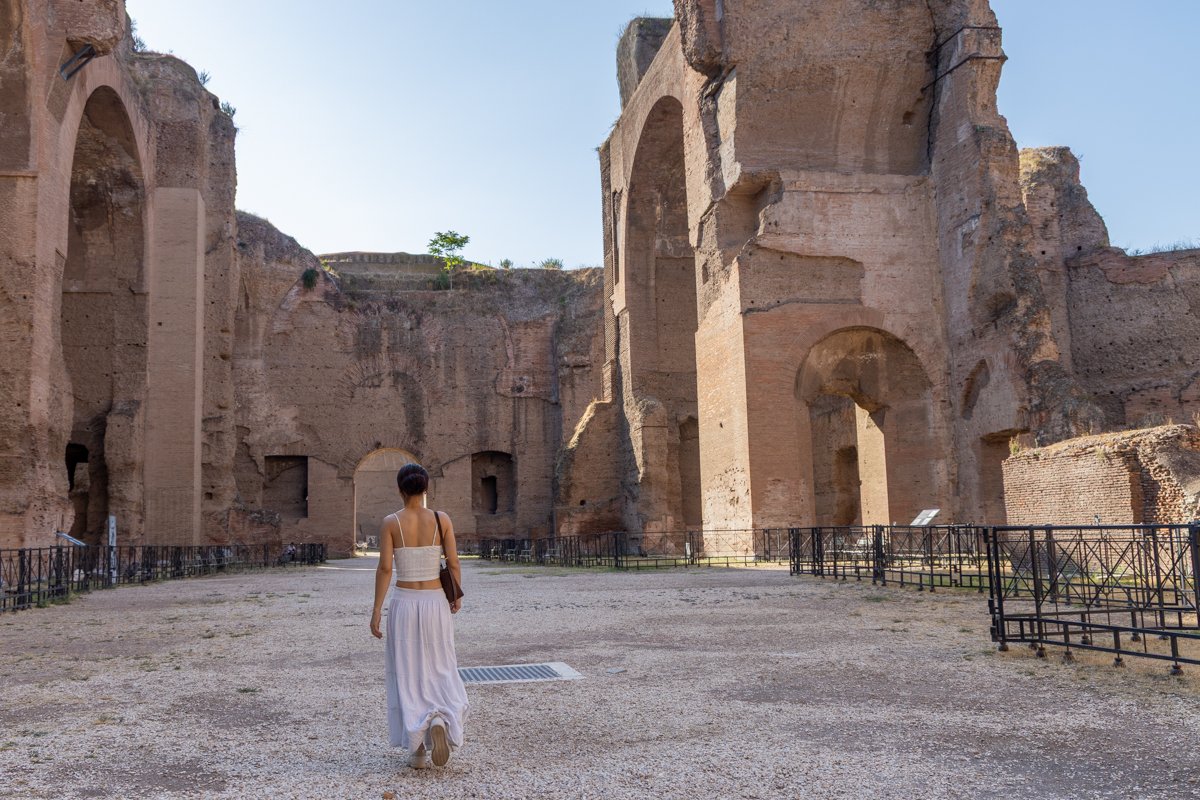 Balade à l'intérieur des thermes
