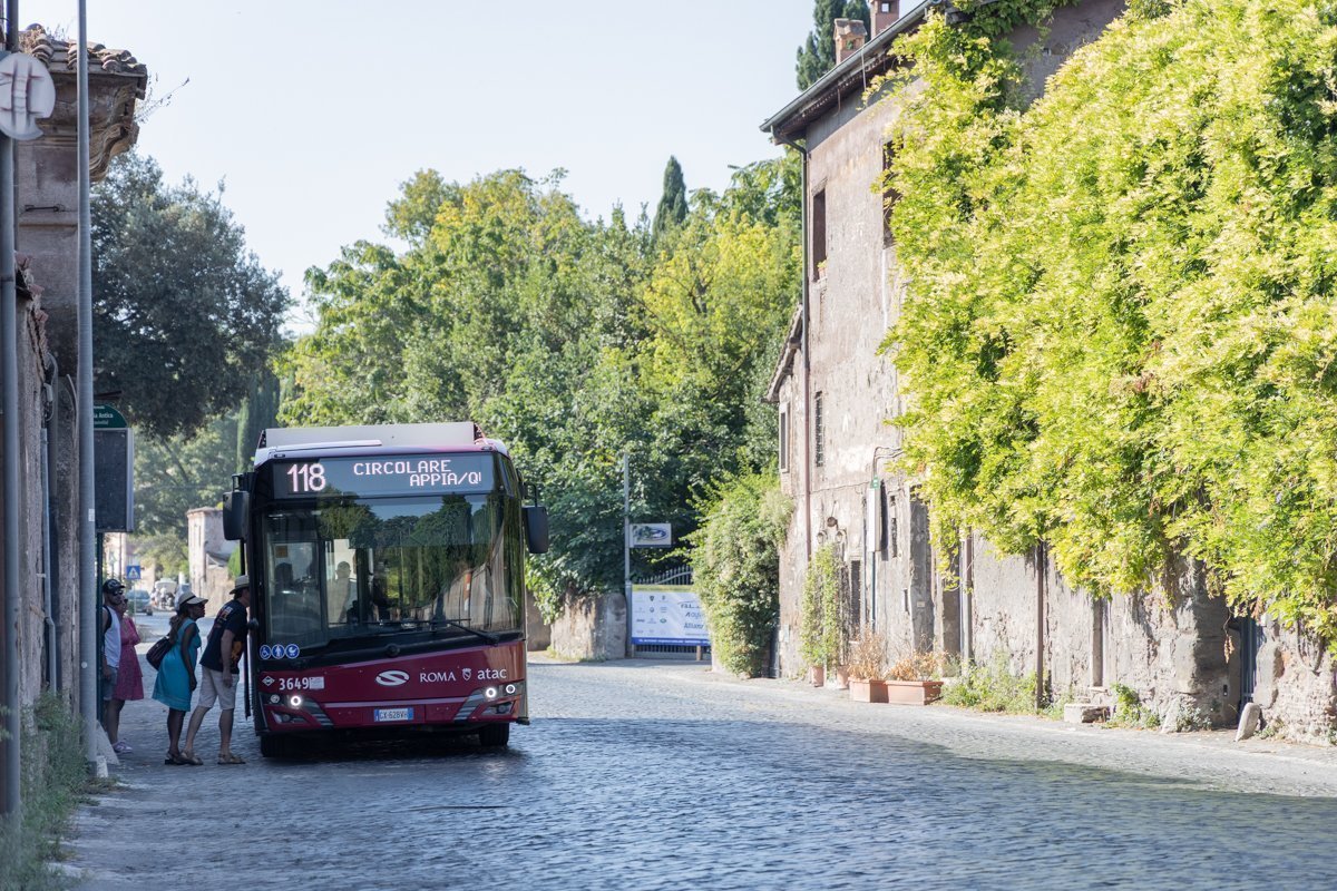 Bus pour la Via Appia
