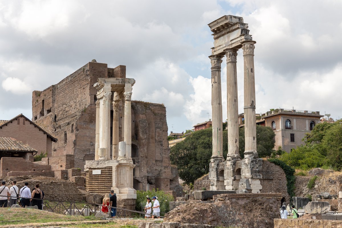 Temple Vesta sur la Voie Sacrée