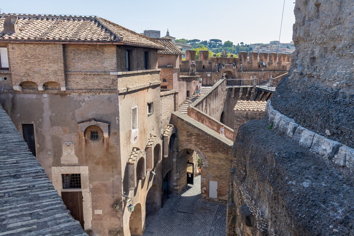 Vue sur la cour intérieure