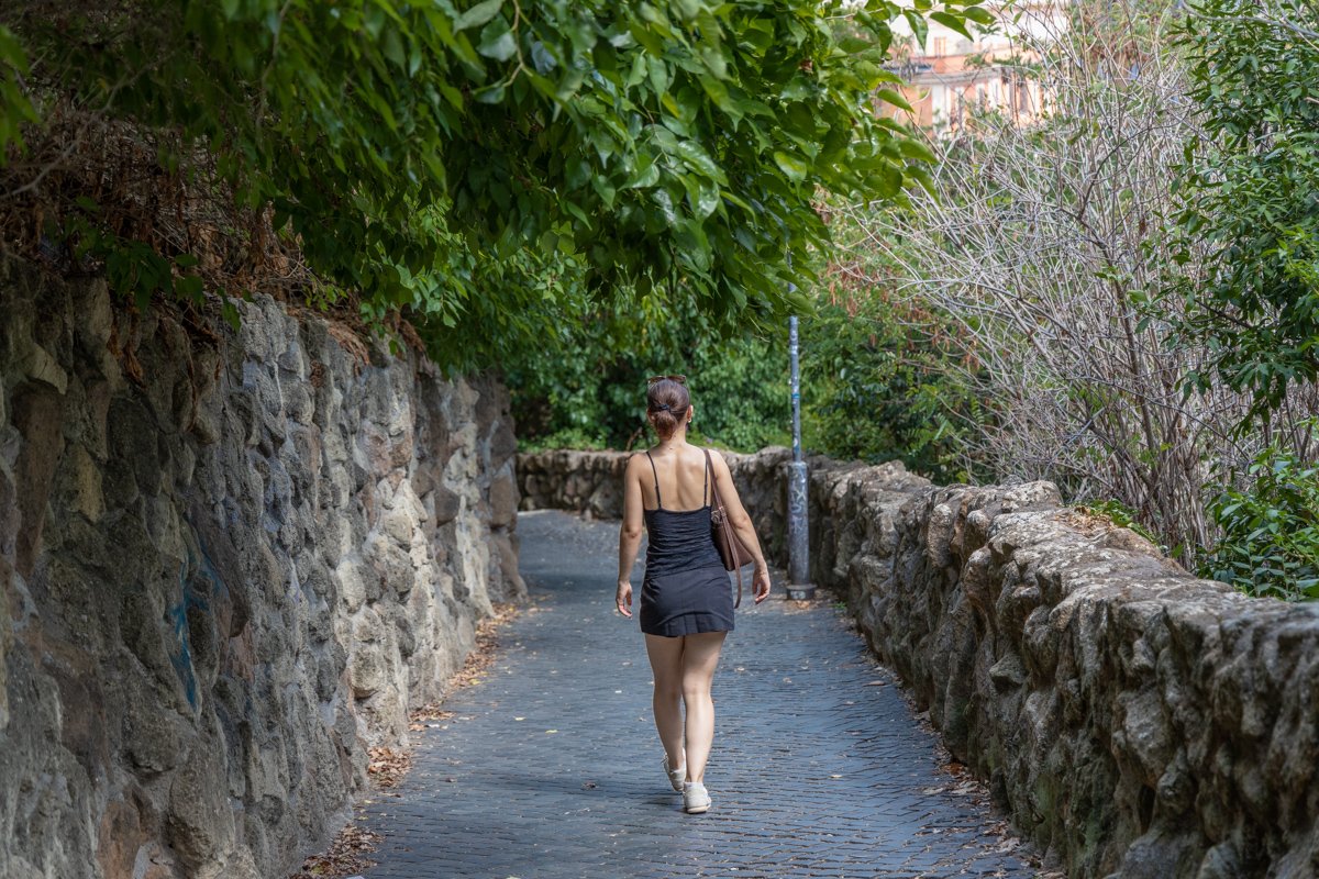 Sur un chemin en descente