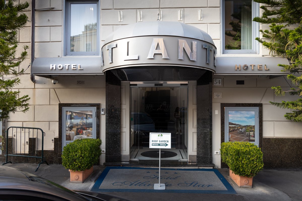 Façade de l'hôtel Atlante