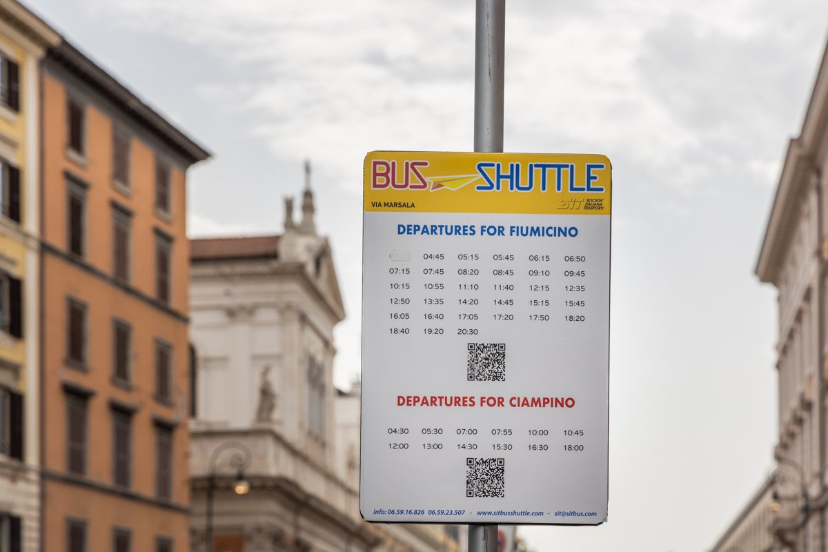 Panneau des horaires