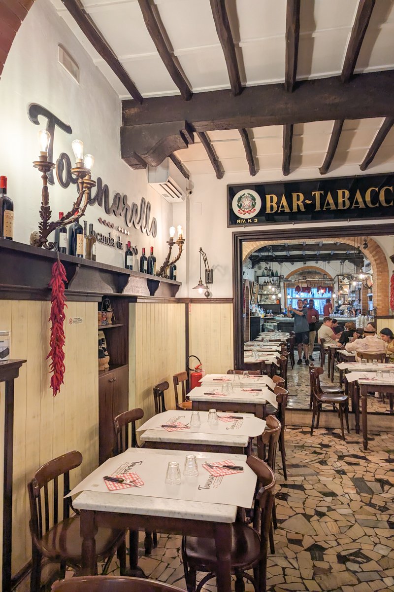 Intérieur du restaurant