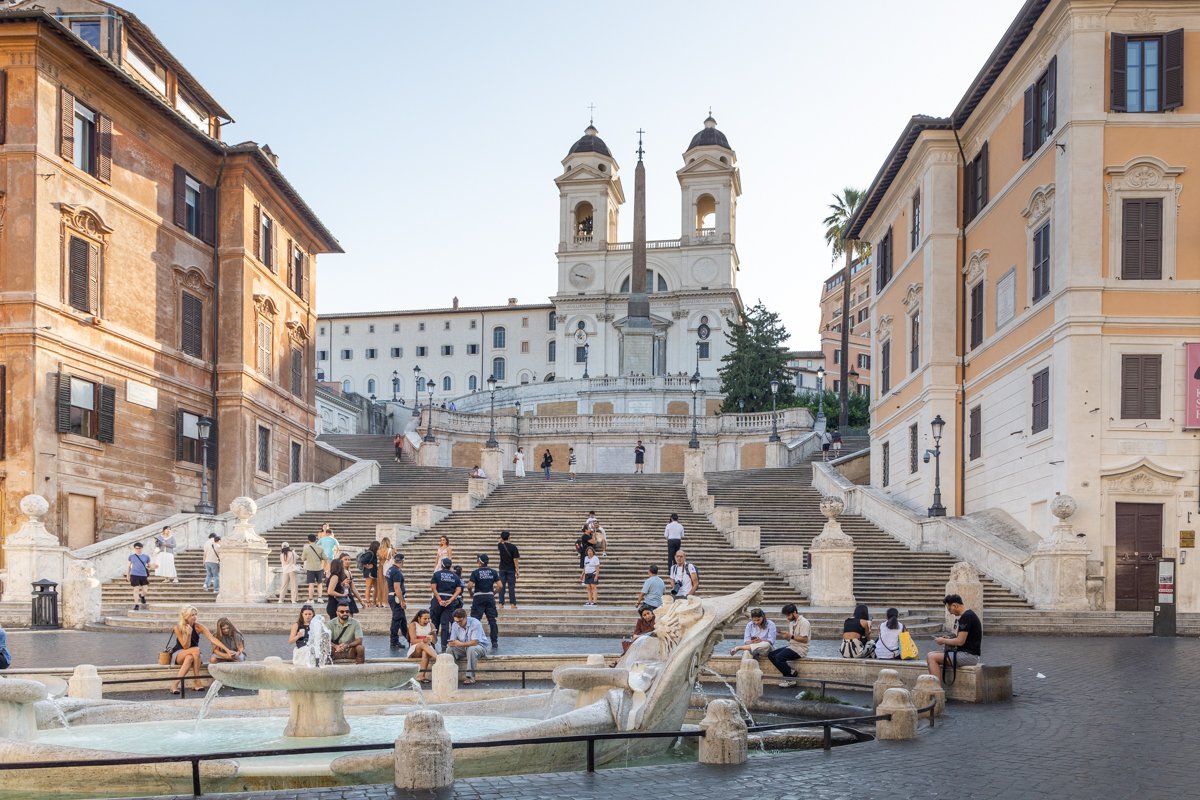 Marches espagnoles tôt le matin