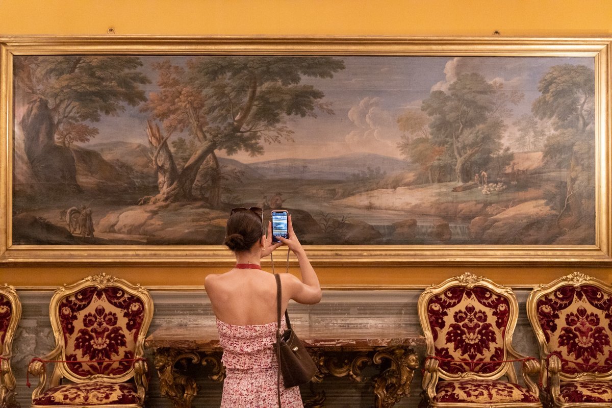 Prise en photo d'un tableau