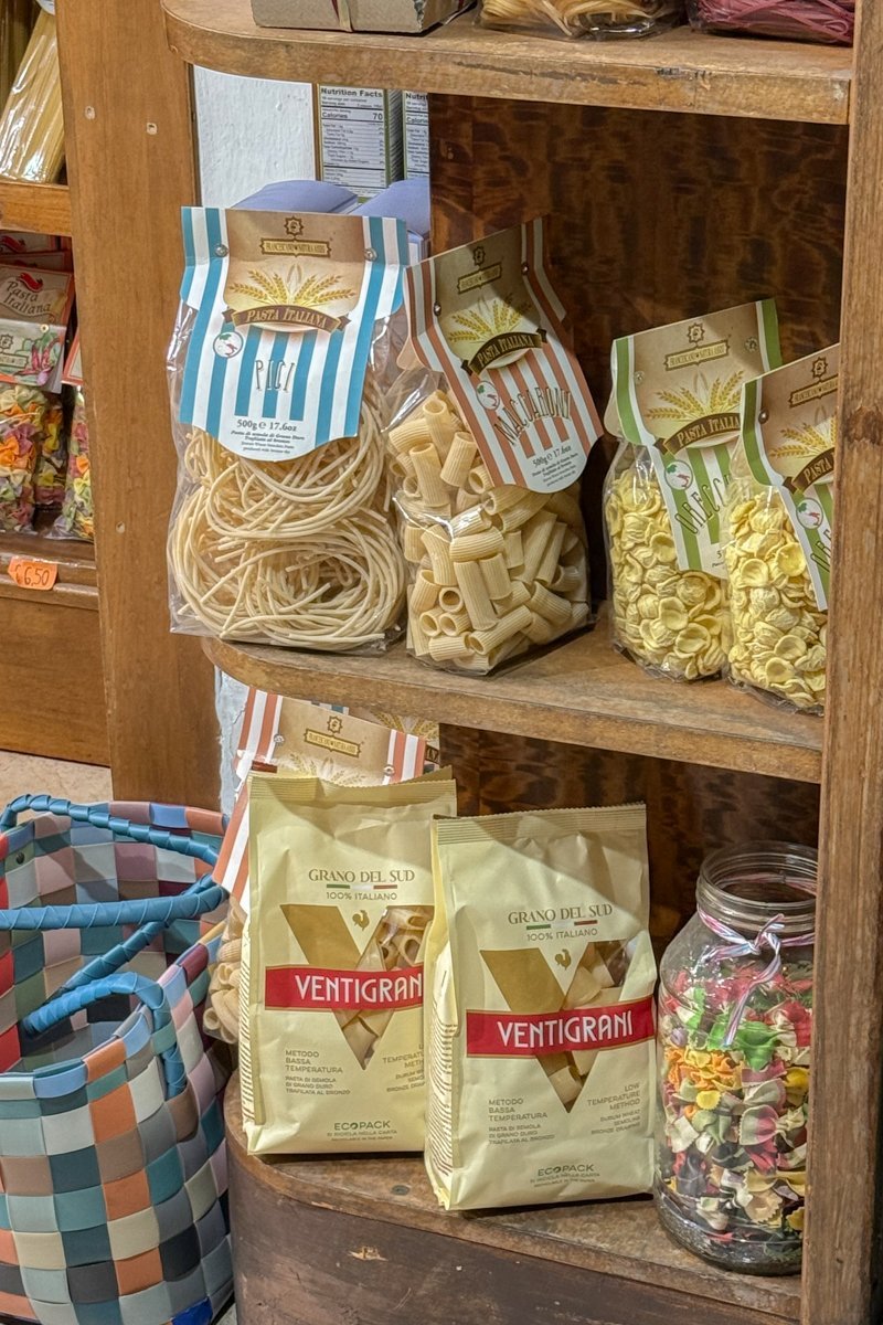 pâtes de toutes sortes