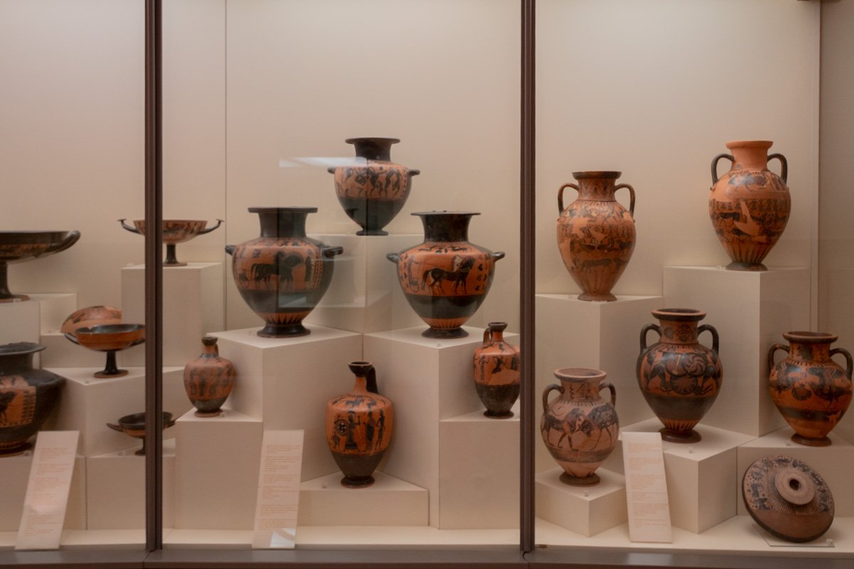 collection de vases