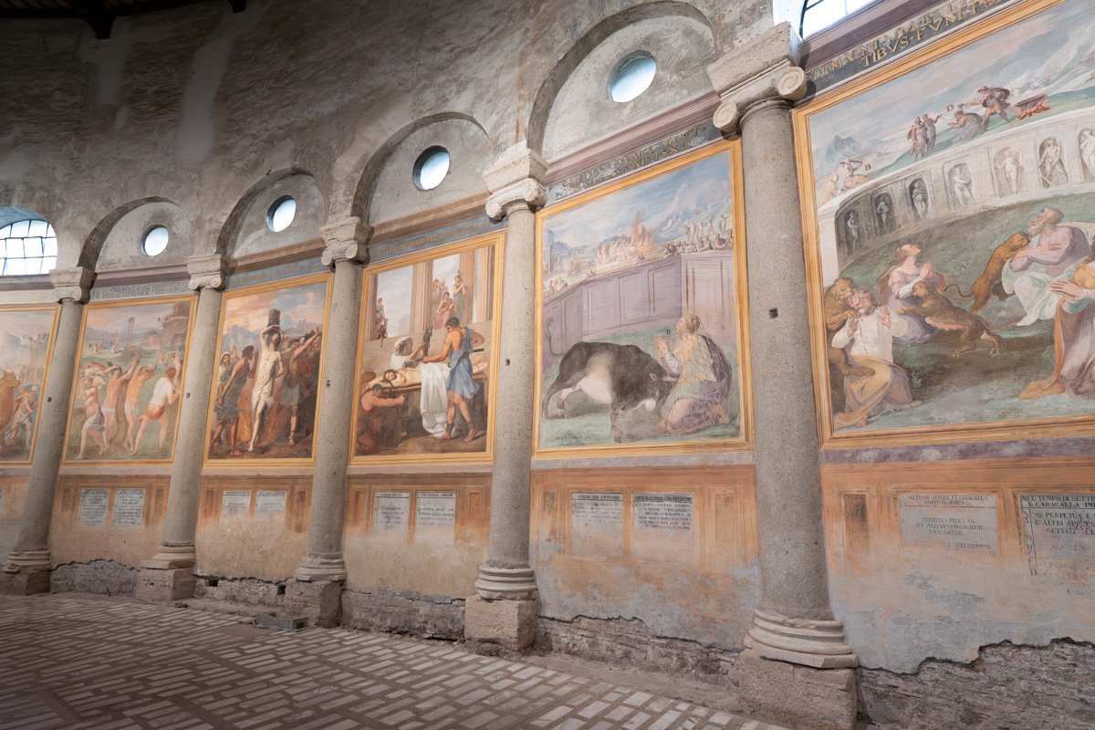 fresques rénovées