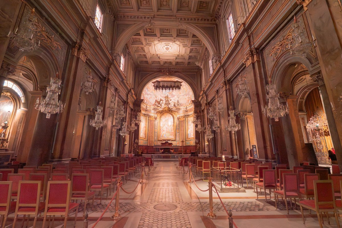 intérieur de l'église