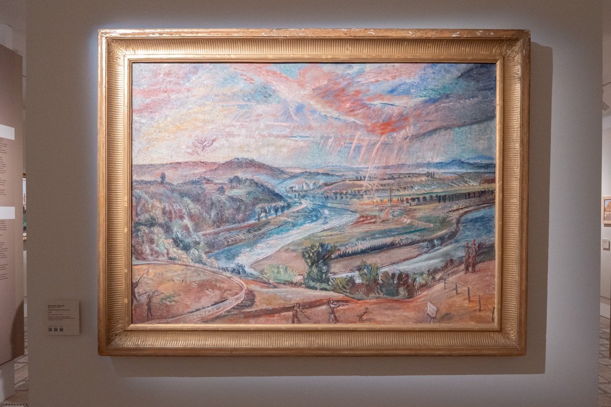 tableau paysage campagne