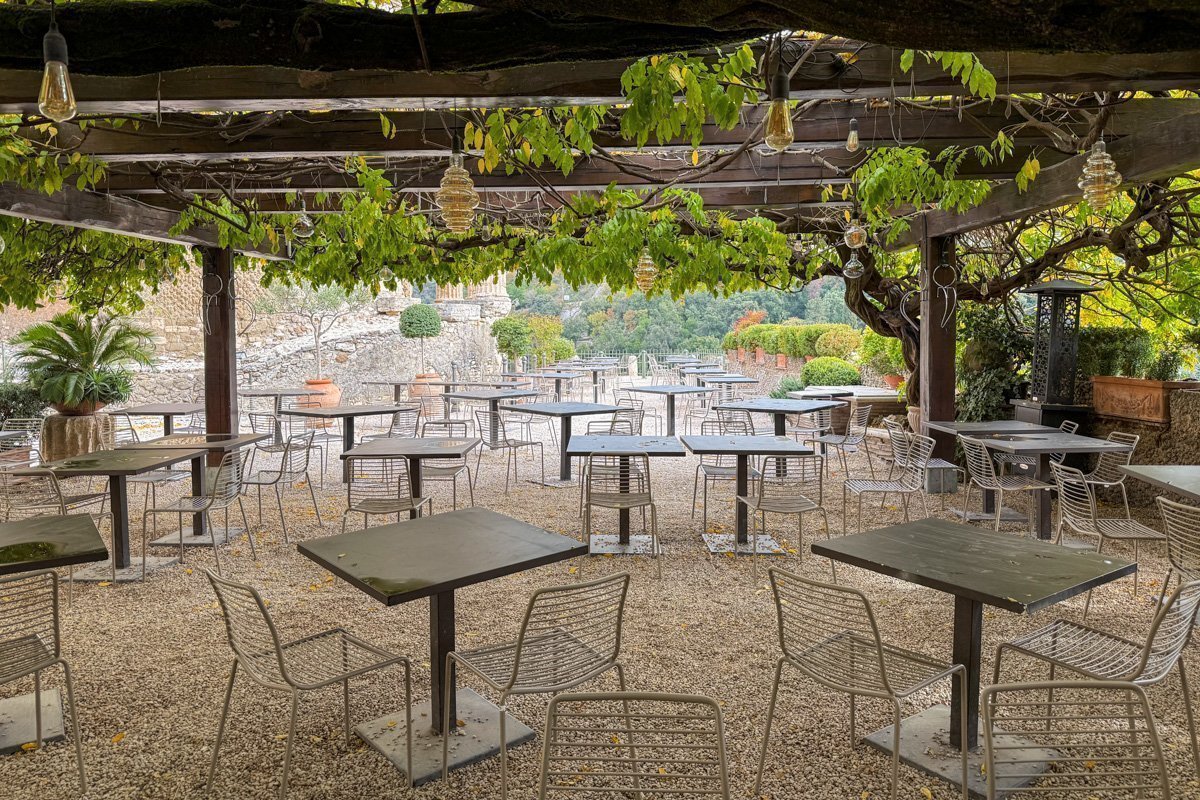 vue d'ensemble de la terrasse