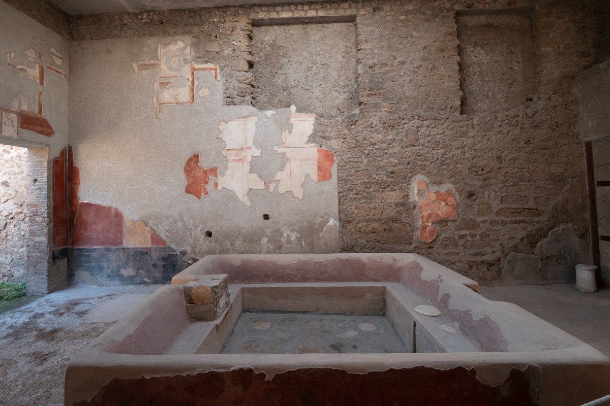 bain dans une maison