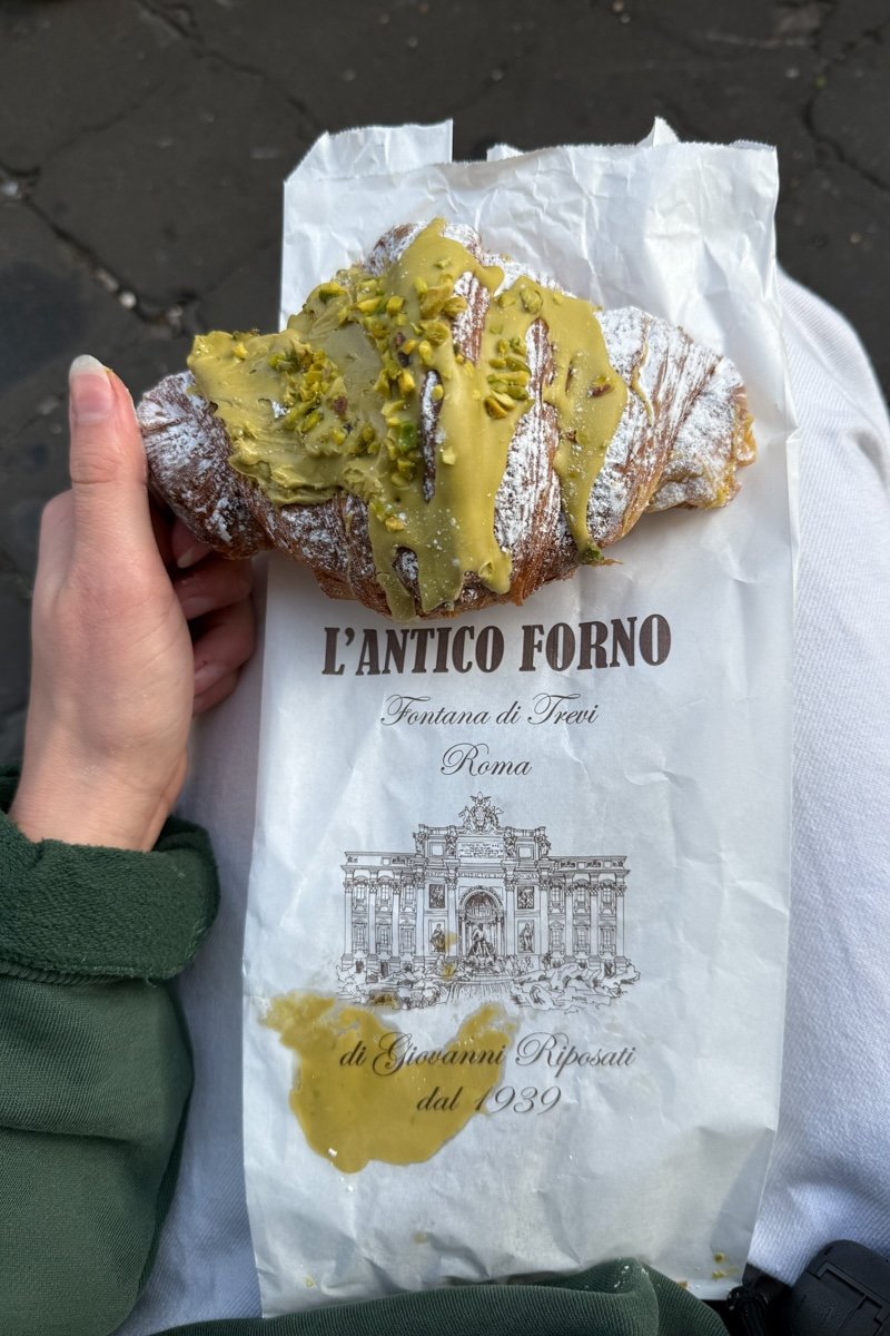 croissant à la pistache