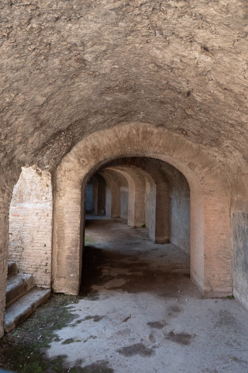tunnel sous l'arène
