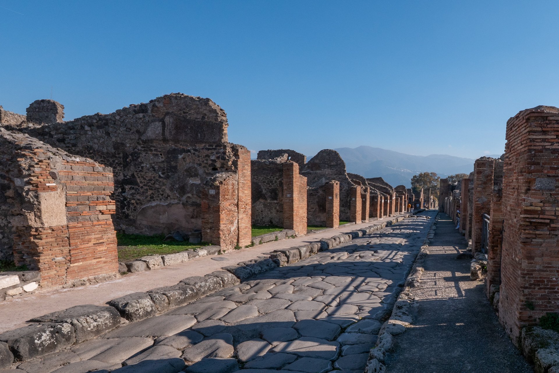 vue d'ensemble pompei