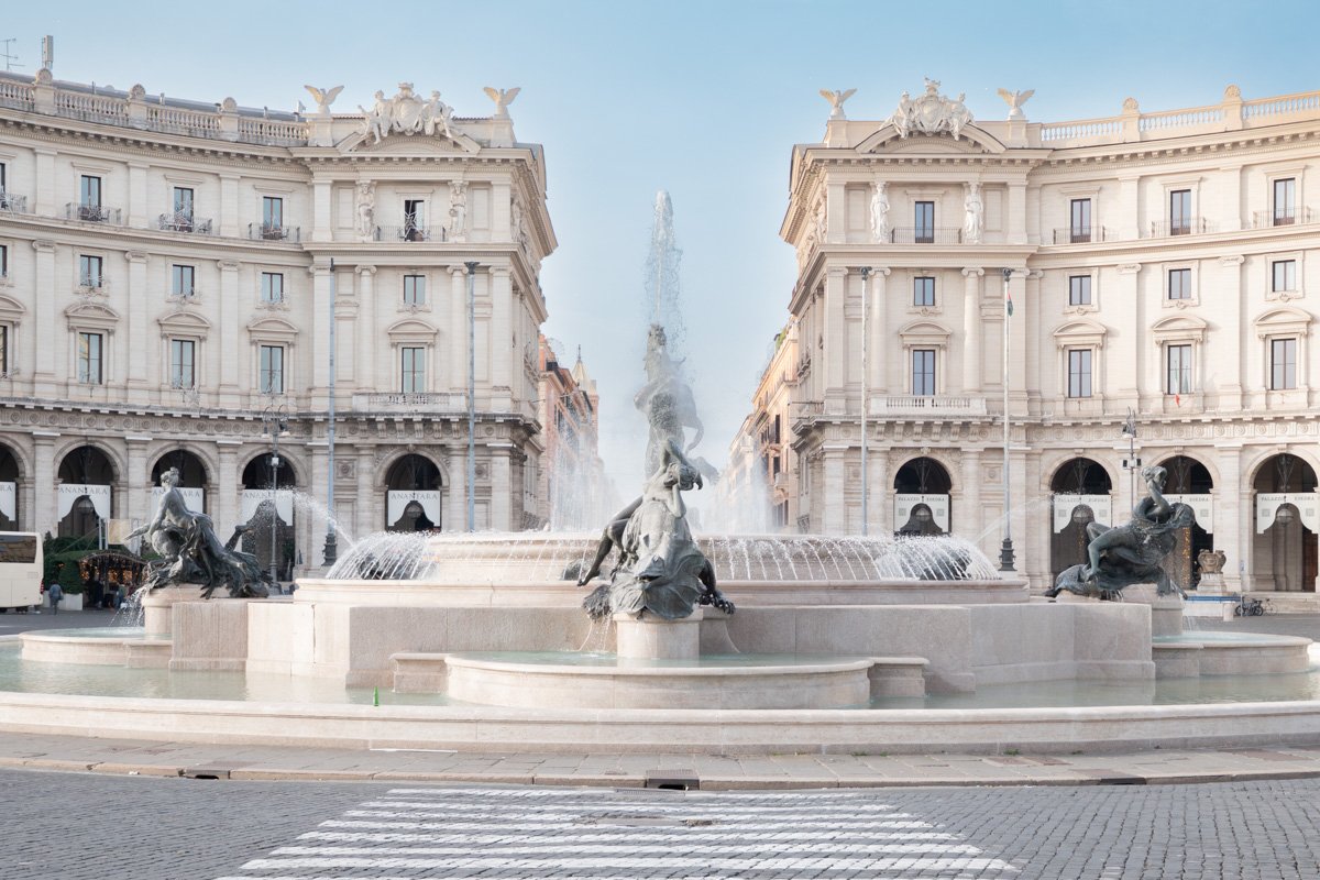 zoom sur La fontaine des Naïades