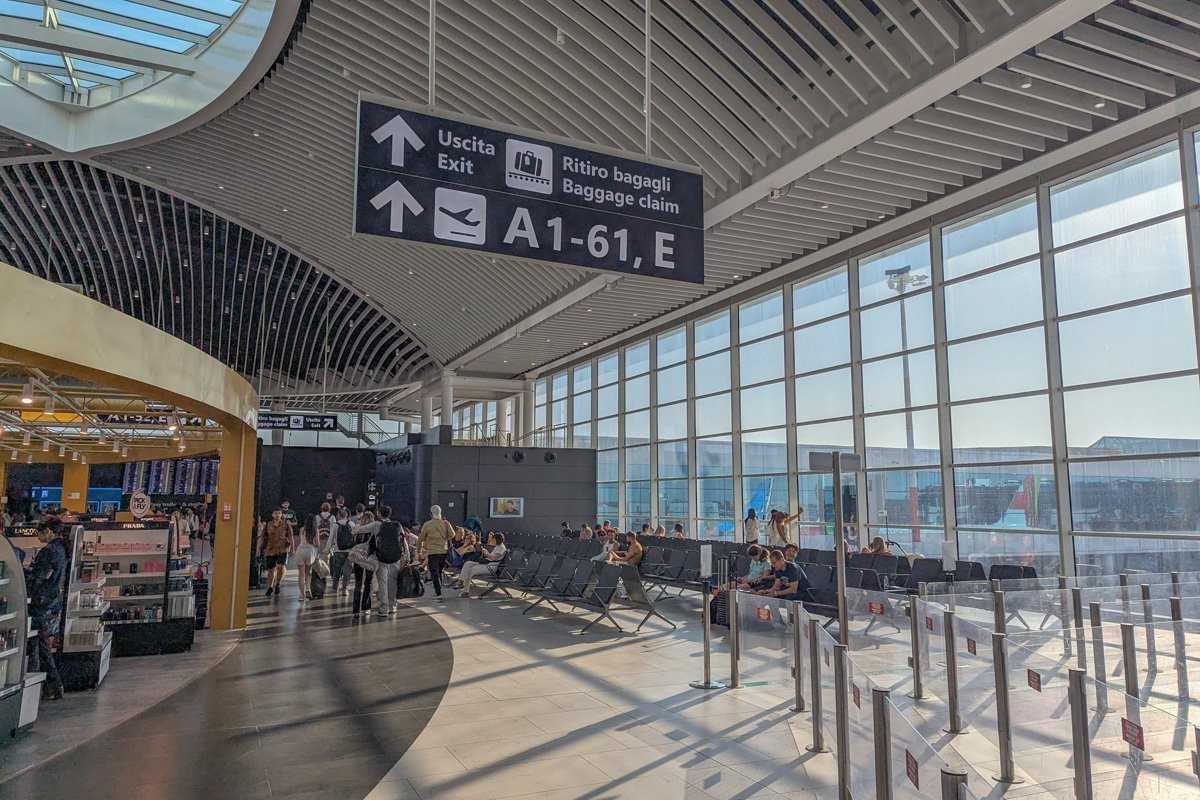 direction récupération des bagages