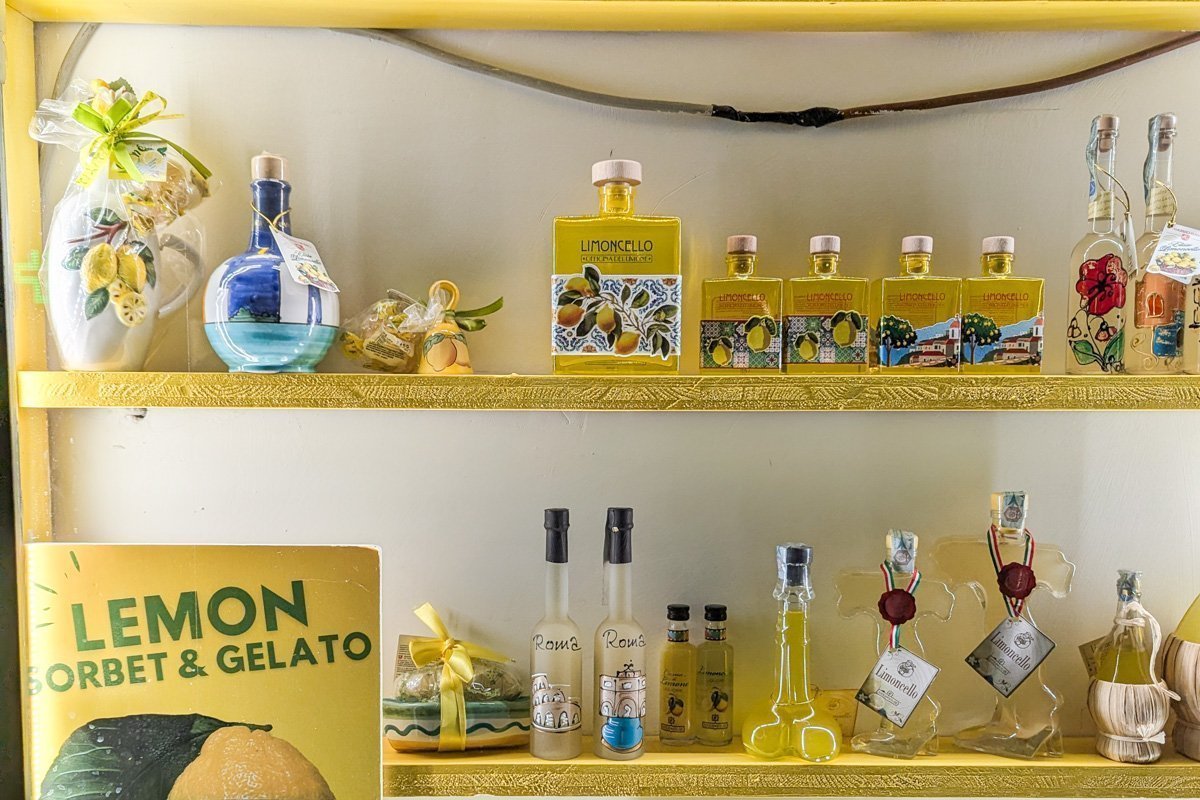 étalage limencello