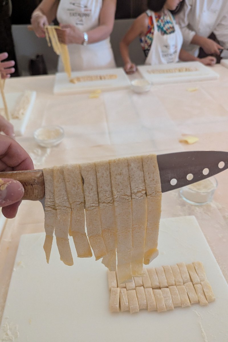 formation des tagliatelle