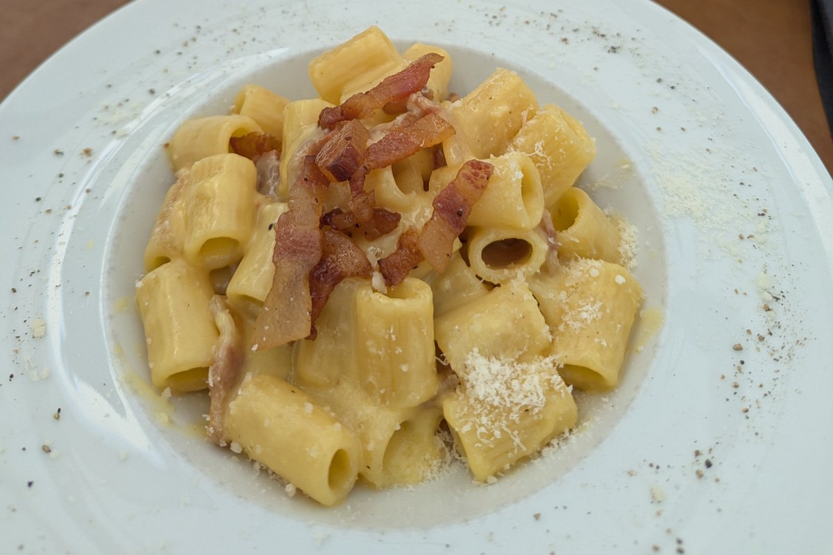 pâtes à la carbonara