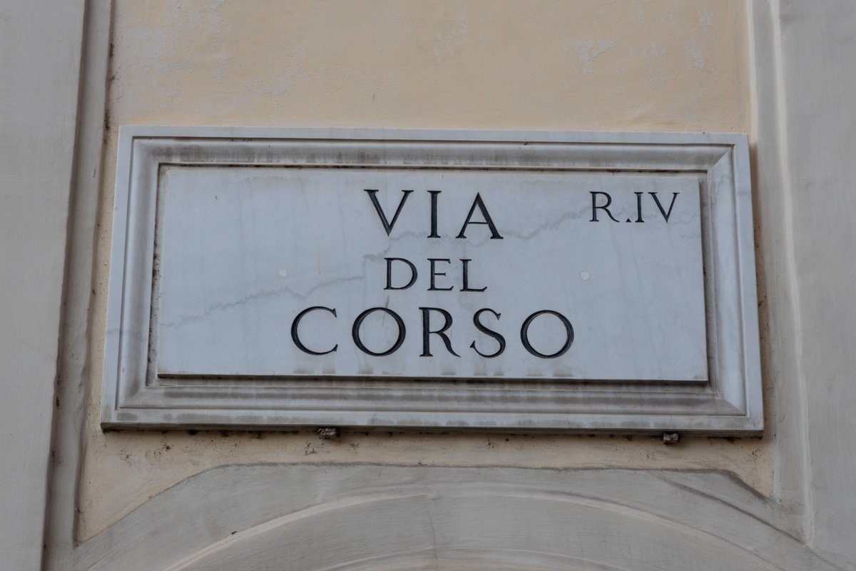 rue via del corso