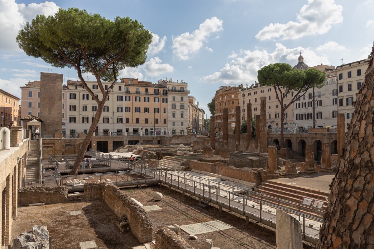 ruines dans le centre historique