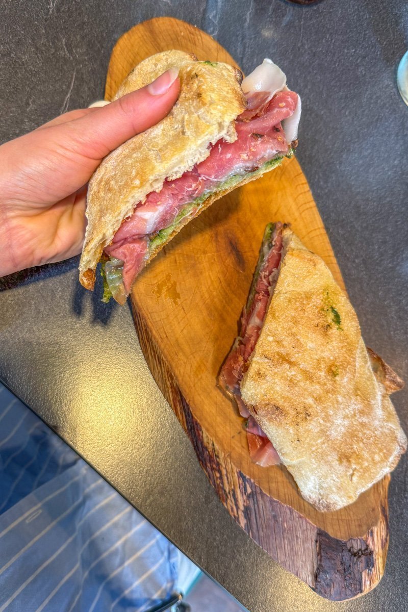 sandwich au jambon de parme