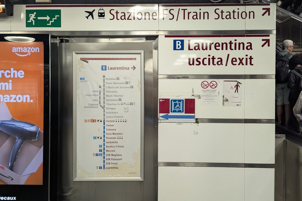 station de métro termini