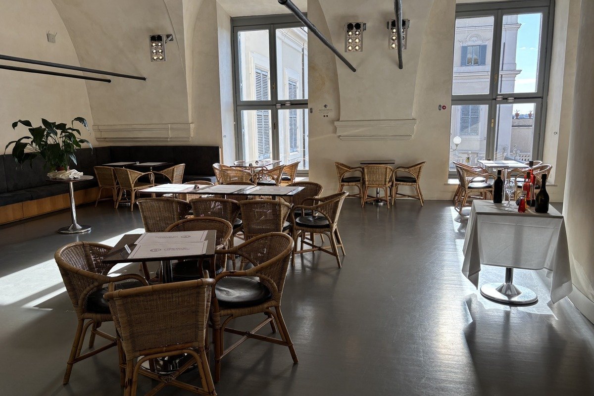 Salle de la cafétéria des écuries du Quirinal