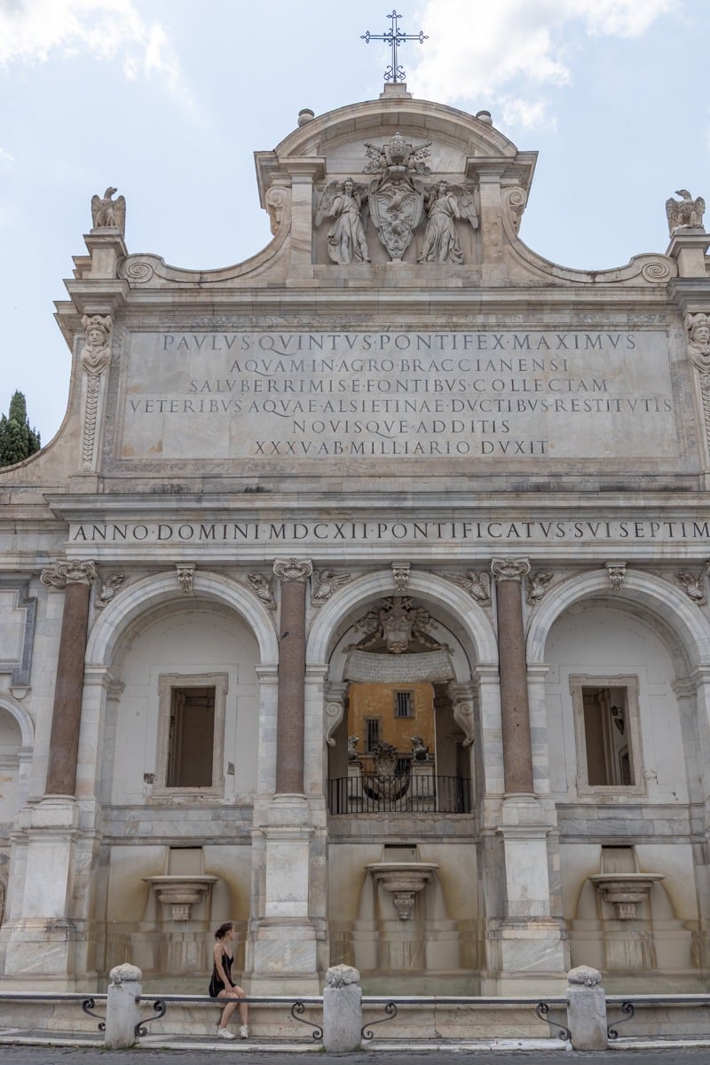 Fontaine baroque