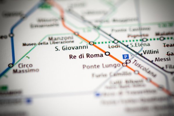 Liaison de la ligne C du métro à Rome