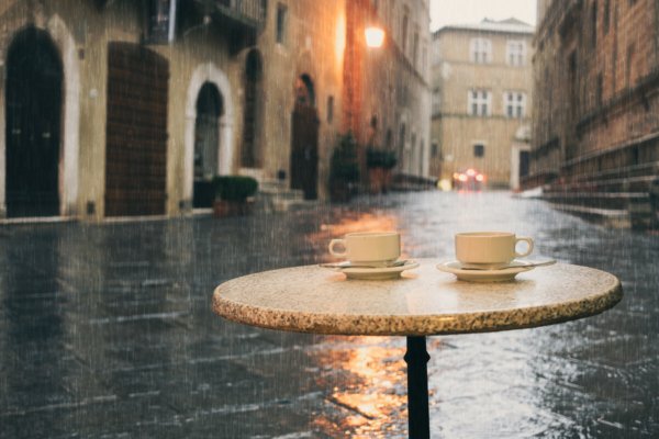Rome sous la pluie