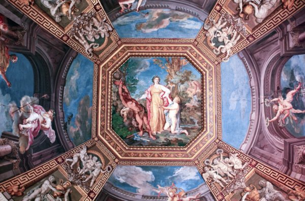 Fresque dans les musées du Vatican