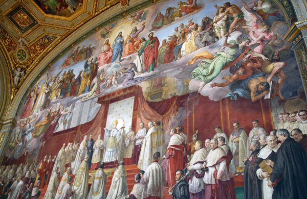 Peinture de Raphael dans les musées du Vatican