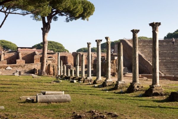 Vestiges à Ostia Antica près de Rome