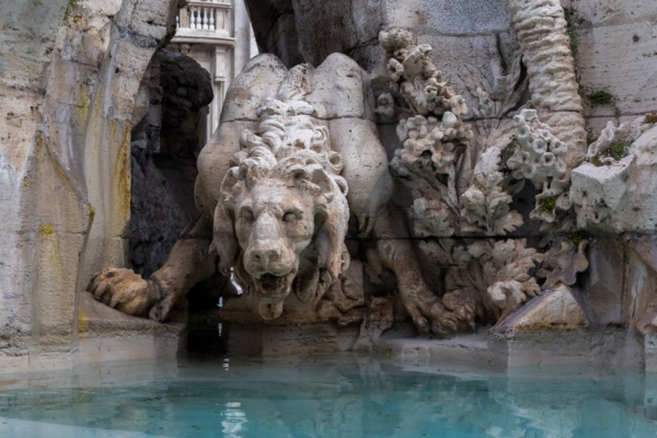 Place Navone, fontaine à Rome